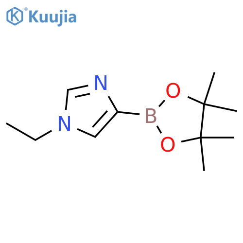 1H-Imidazole, 1-ethyl-4-(4,4,5,5-tetramethyl-1,3,2-dioxaborolan-2-yl)- structure