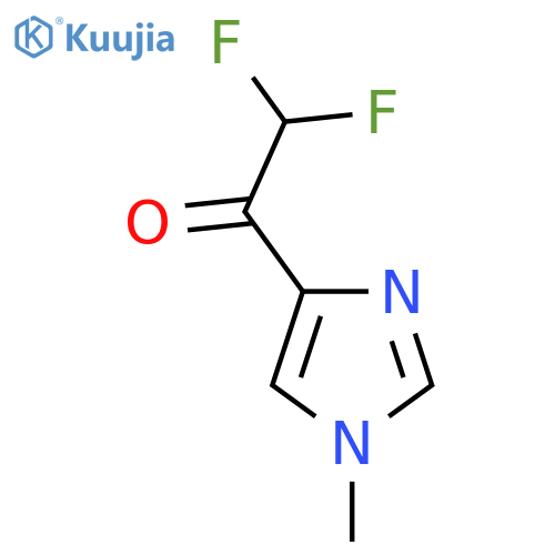 2,2-difluoro-1-(1-methyl-1H-imidazol-4-yl)ethan-1-one structure