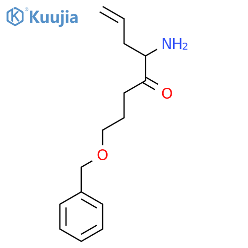 5-Amino-1-(benzyloxy)oct-7-en-4-one structure
