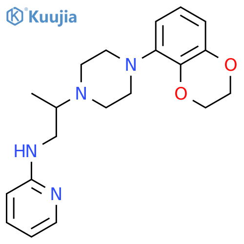 N-(2-(4-(2,3-Dihydrobenzo[b][1,4]dioxin-5-yl)piperazin-1-yl)propyl)pyridin-2-amine structure