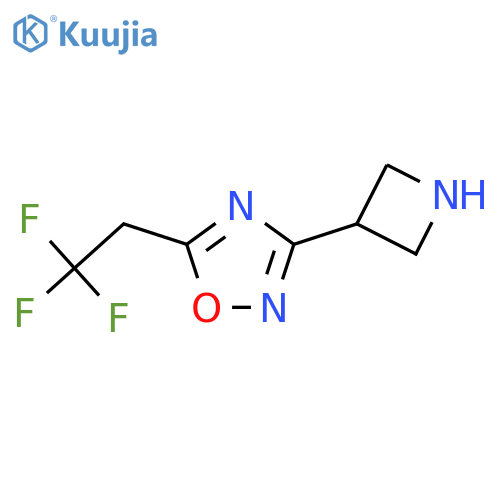 3-(Azetidin-3-yl)-5-(2,2,2-trifluoroethyl)-1,2,4-oxadiazole structure