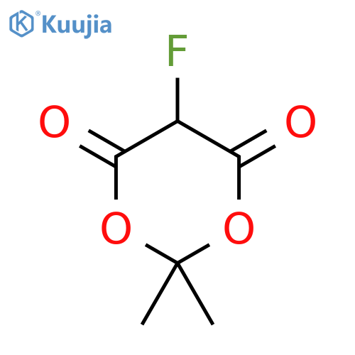 5-Fluoro-2,2-dimethyl-1,3-dioxane-4,6-dione structure