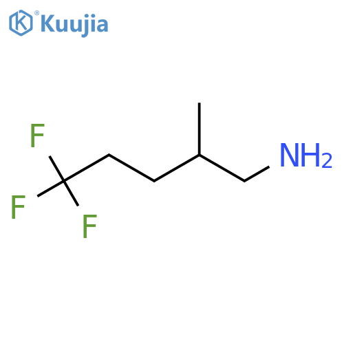 5,5,5-Trifluoro-2-methylpentan-1-amine structure