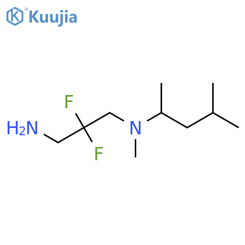 2,2-difluoro-N'-methyl-N'-(4-methylpentan-2-yl)propane-1,3-diamine structure