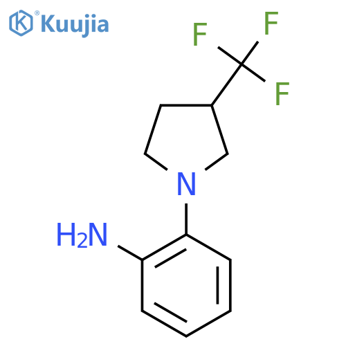 2-(3-(Trifluoromethyl)pyrrolidin-1-yl)aniline structure