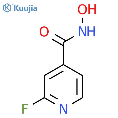2-Fluoro-N-hydroxypyridine-4-carboxamide structure