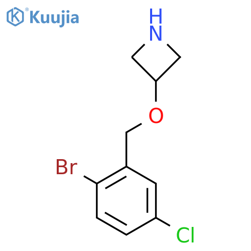3-[(2-Bromo-5-chlorophenyl)methoxy]azetidine structure