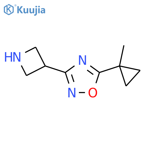 3-(Azetidin-3-yl)-5-(1-methylcyclopropyl)-1,2,4-oxadiazole structure