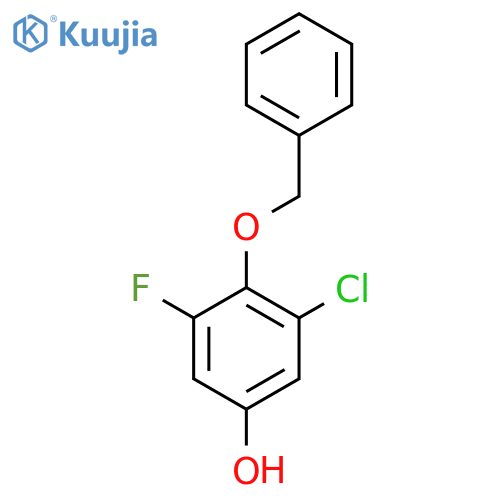 4-(Benzyloxy)-3-chloro-5-fluorophenol structure