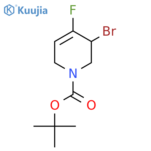tert-Butyl 5-bromo-4-fluoro-5,6-dihydropyridine-1(2H)-carboxylate structure