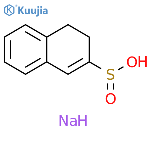 2-Naphthalenesulfinic acid, 3,4-dihydro-, sodium salt (1:1) structure