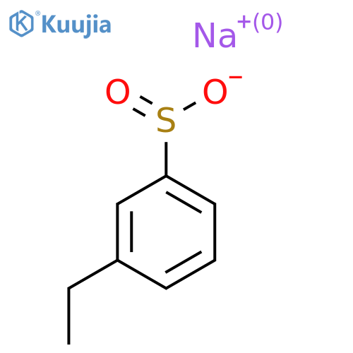 Sodium 3-ethylbenzene-1-sulfinate structure
