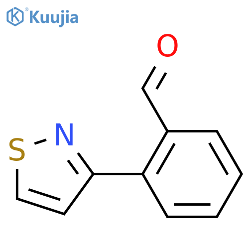 2-(1,2-Thiazol-3-yl)benzaldehyde structure