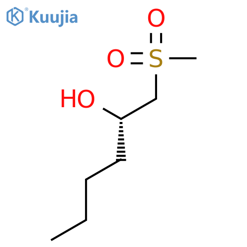 2-Hexanol, 1-(methylsulfonyl)-, (S)- structure