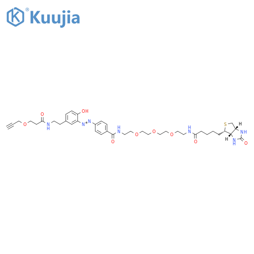 Diazo Biotin-PEG3-alkyne structure