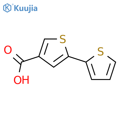 [2,2'-Bithiophene]-4-carboxylic acid structure