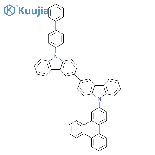 9-([1,1'-Biphenyl]-4-yl)-9'-(triphenylen-2-yl)-9H,9'H-3,3'-bicarbazole structure