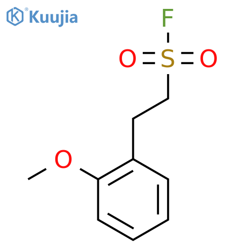 2-(2-methoxyphenyl)ethane-1-sulfonyl fluoride structure