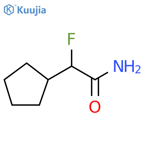 2-cyclopentyl-2-fluoroacetamide structure