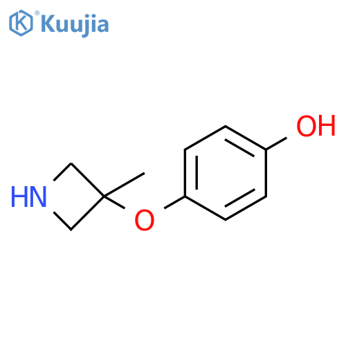 4-(3-methylazetidin-3-yl)oxyphenol structure