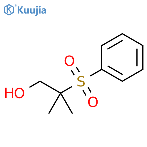 2-Methyl-2-(phenylsulfonyl)-1-propanol structure