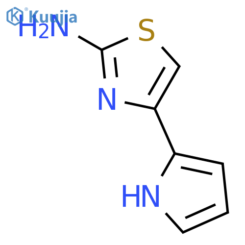 4-(1H-pyrrol-2-yl)-1,3-thiazol-2-amine structure