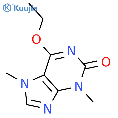 6-ethoxy-3,7-dihydro-3,7-dimethyl-2H-Purin-2-one structure