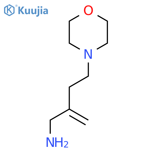 4-3-(aminomethyl)but-3-en-1-ylmorpholine structure
