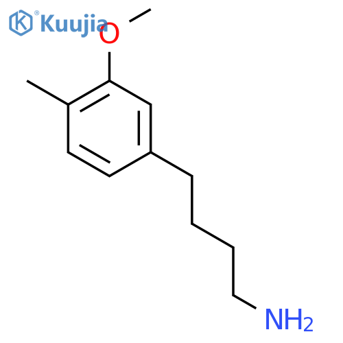 4-(3-methoxy-4-methylphenyl)butan-1-amine structure