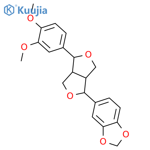 7,9':7',9-Diepoxy-3',4'-methylenedioxy-8,8'-lignan-3,4-diol; (7R,7'R,8S,8'S)-form, Di-Me ether structure