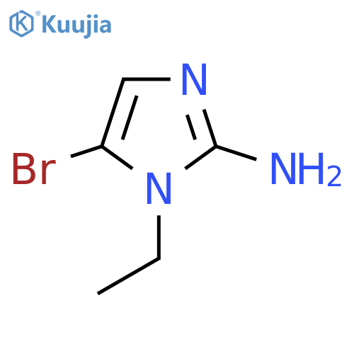 5-bromo-1-ethyl-1H-imidazol-2-amine structure