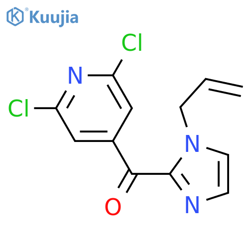 Methanone, (2,6-dichloro-4-pyridinyl)[1-(2-propenyl)-1H-imidazol-2-yl]- structure