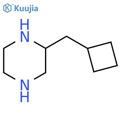 Piperazine, 2-(cyclobutylmethyl)- structure