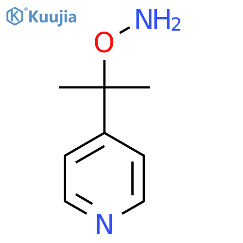 O-2-(pyridin-4-yl)propan-2-ylhydroxylamine structure