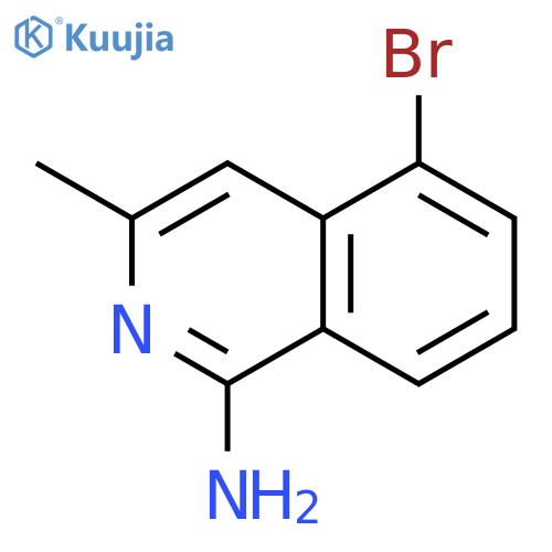 5-bromo-3-methyl-isoquinolin-1-amine structure