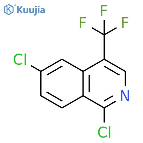 1,6-dichloro-4-(trifluoromethyl)isoquinoline structure