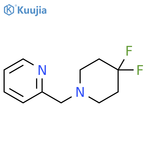 2-(4,4-difluoropiperidin-1-yl)methylpyridine structure