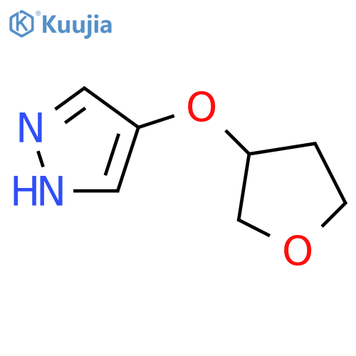 4-(oxolan-3-yloxy)-1H-pyrazole structure