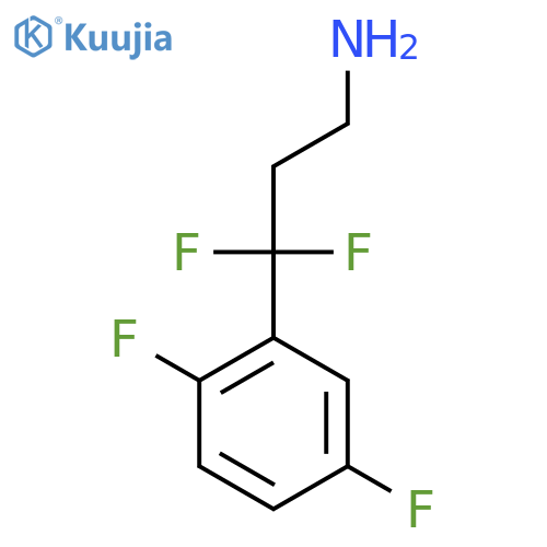 3-(2,5-difluorophenyl)-3,3-difluoropropan-1-amine structure