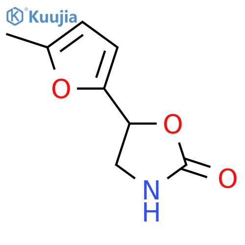 5-(5-methylfuran-2-yl)-1,3-oxazolidin-2-one structure
