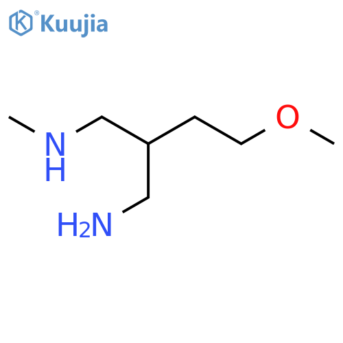 [2-(Aminomethyl)-4-methoxybutyl](methyl)amine structure