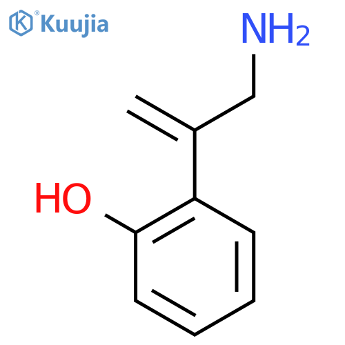 2-(3-aminoprop-1-en-2-yl)phenol structure