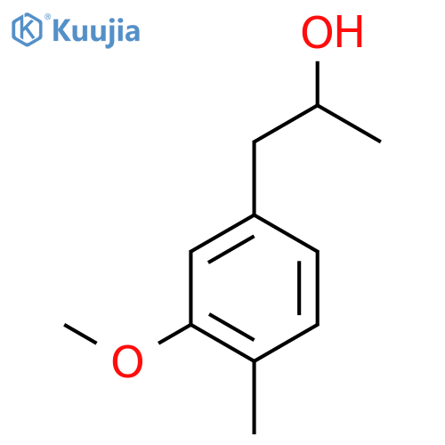 1-(3-methoxy-4-methylphenyl)propan-2-ol structure