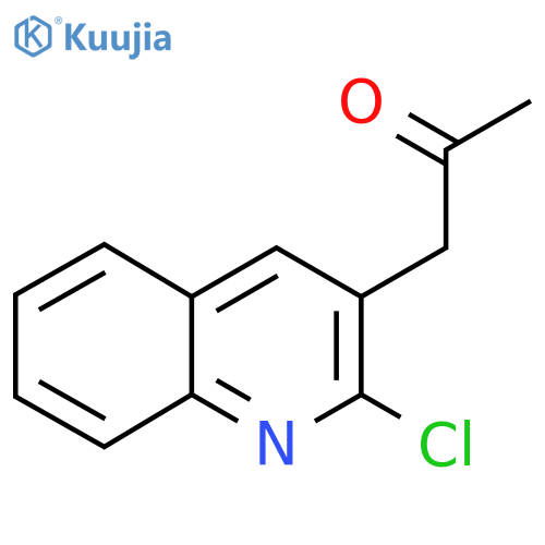 1-(2-chloroquinolin-3-yl)propan-2-one structure
