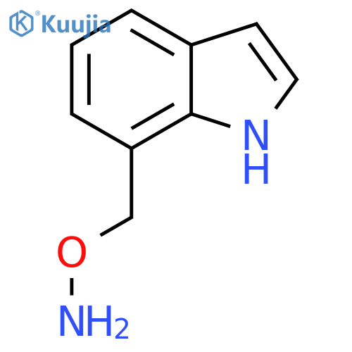 O-(1H-indol-7-yl)methylhydroxylamine structure