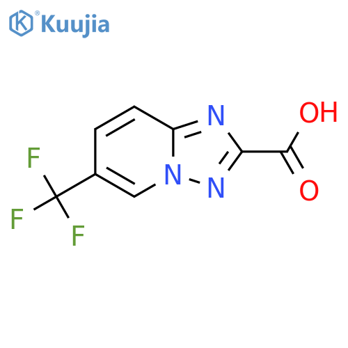 6-(trifluoromethyl)-[1,2,4]triazolo[1,5-a]pyridine-2-carboxylic acid structure