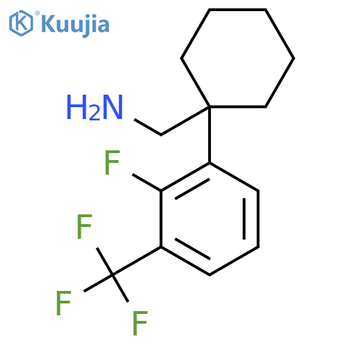 {1-2-fluoro-3-(trifluoromethyl)phenylcyclohexyl}methanamine structure