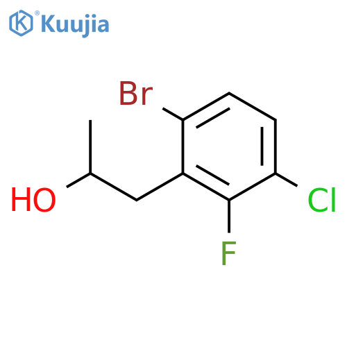 1-(6-bromo-3-chloro-2-fluorophenyl)propan-2-ol structure
