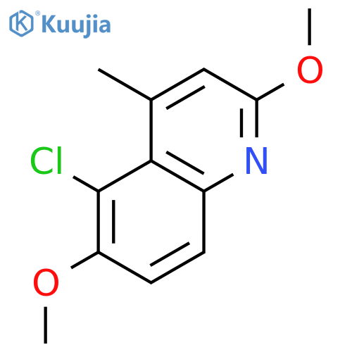 5-Chloro-2,6-Dimethoxy-4-Methylquinoline structure