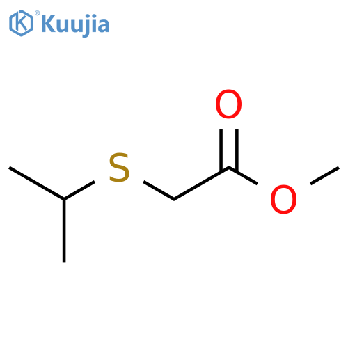 Methyl 2-Propan-2-ylsulfanylacetate structure